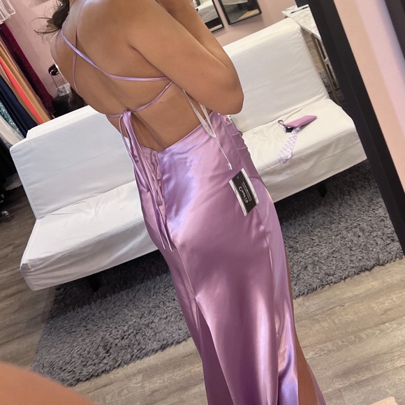 Light purple/pink prom dress - Picture 2 of 2